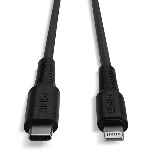 31288 cable de conector Lightning 3 m Negro - Imagen 5