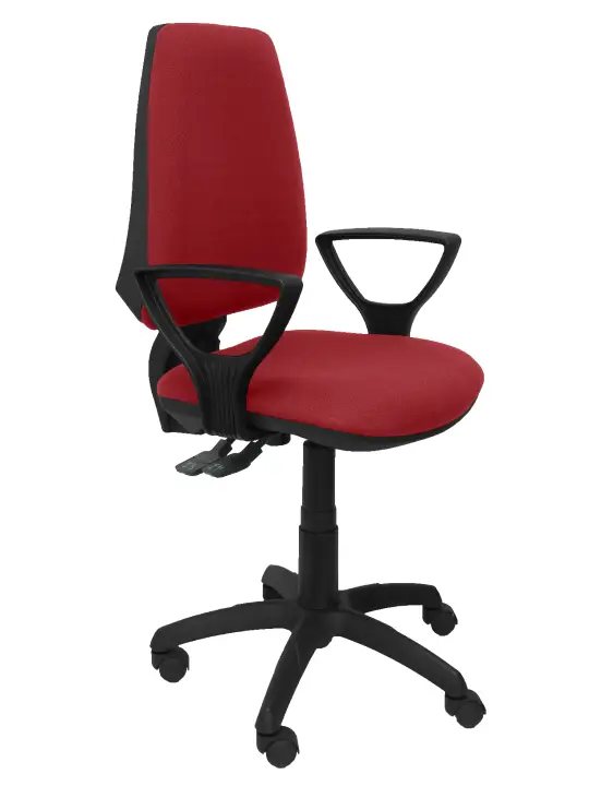 Silla Elche S bali granate brazos fijos