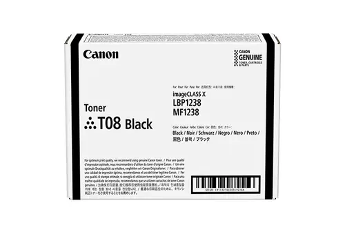 TONER T08 BLACK cartucho de tóner 1 pieza(s) Original Negro - Imagen 1