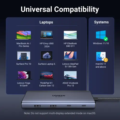 REVODOK PRO 10 10IN1 HDMI DOCK Gris - Imagen 9