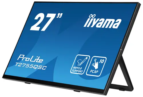 ProLite T2755QSC-B1 pantalla para PC 68,6 cm (27") 2560 x 1440 Pixeles Full HD LCD Pantalla táctil Negro - Imagen 6