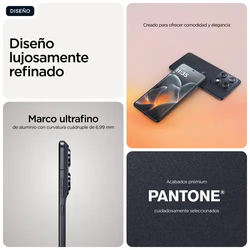 signature 17,2 cm (6.78") SIM doble Android 16.0 5G USB Tipo C 16 GB 512 GB 5200 mAh Azul oscuro - Imagen 6