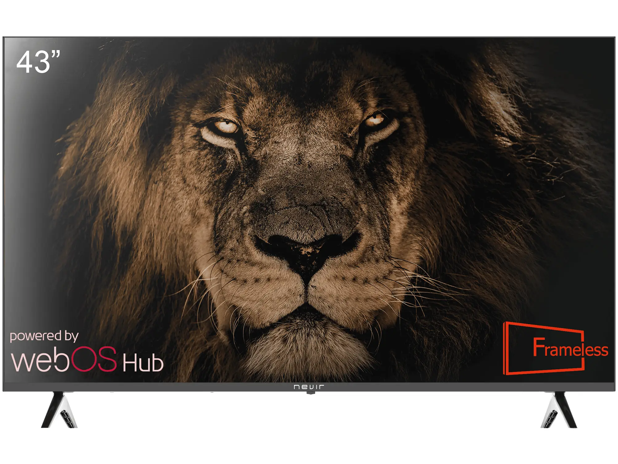NVR-8840-43FHWBA Televisor 109,2 cm (43") Full HD Smart TV Wifi Negro 300 cd / m²