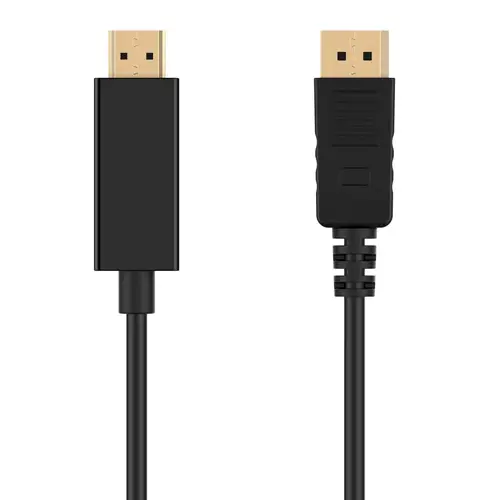EC1431 adaptador de cable de vídeo 1,8 m DisplayPort HDMI tipo A (Estándar) Negro - Imagen 2