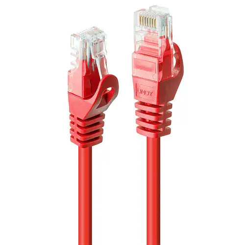 48180 cable de red Rojo 0,3 m Cat6 U/UTP (UTP) - Imagen 1
