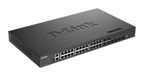 DXS-3410-32XY switch Gestionado L3 Fast Ethernet (10/100) Negro - Imagen 2