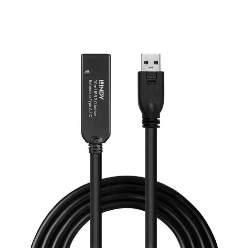 43376 cable USB USB 3.2 Gen 1 (3.1 Gen 1) 10 m USB A USB C Negro - Imagen 2