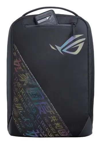 ROG Backpack BP1501G Holographic Edition 43,2 cm (17") Mochila Negro, Gris - Imagen 2