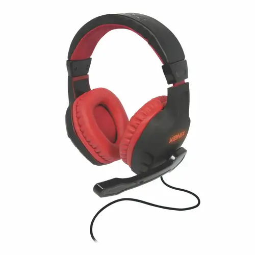 Drakkar 61881187304 auricular y casco Auriculares Alámbrico Diadema Juego Negro, Rojo - Imagen 1