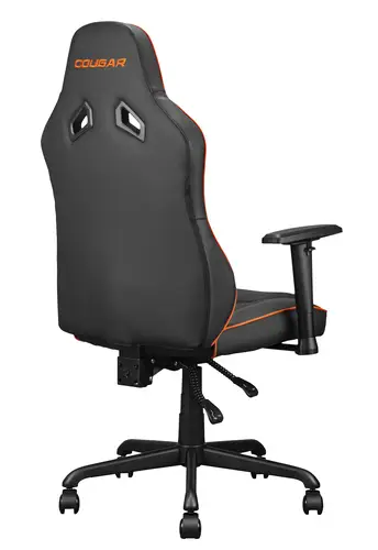 3MFSLORB.0001 silla para videojuegos Silla para videojuegos de PC Asiento acolchado Negro, Naranja - Imagen 3