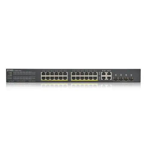 GS1920-24HPV2 Gestionado Gigabit Ethernet (10/100/1000) Energía sobre Ethernet (PoE) Negro - Imagen 2