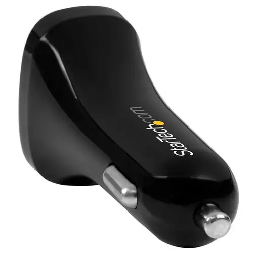 Cargador de Coche USB de Dos Puertos - 24W / 4,8A - Negro - Imagen 3