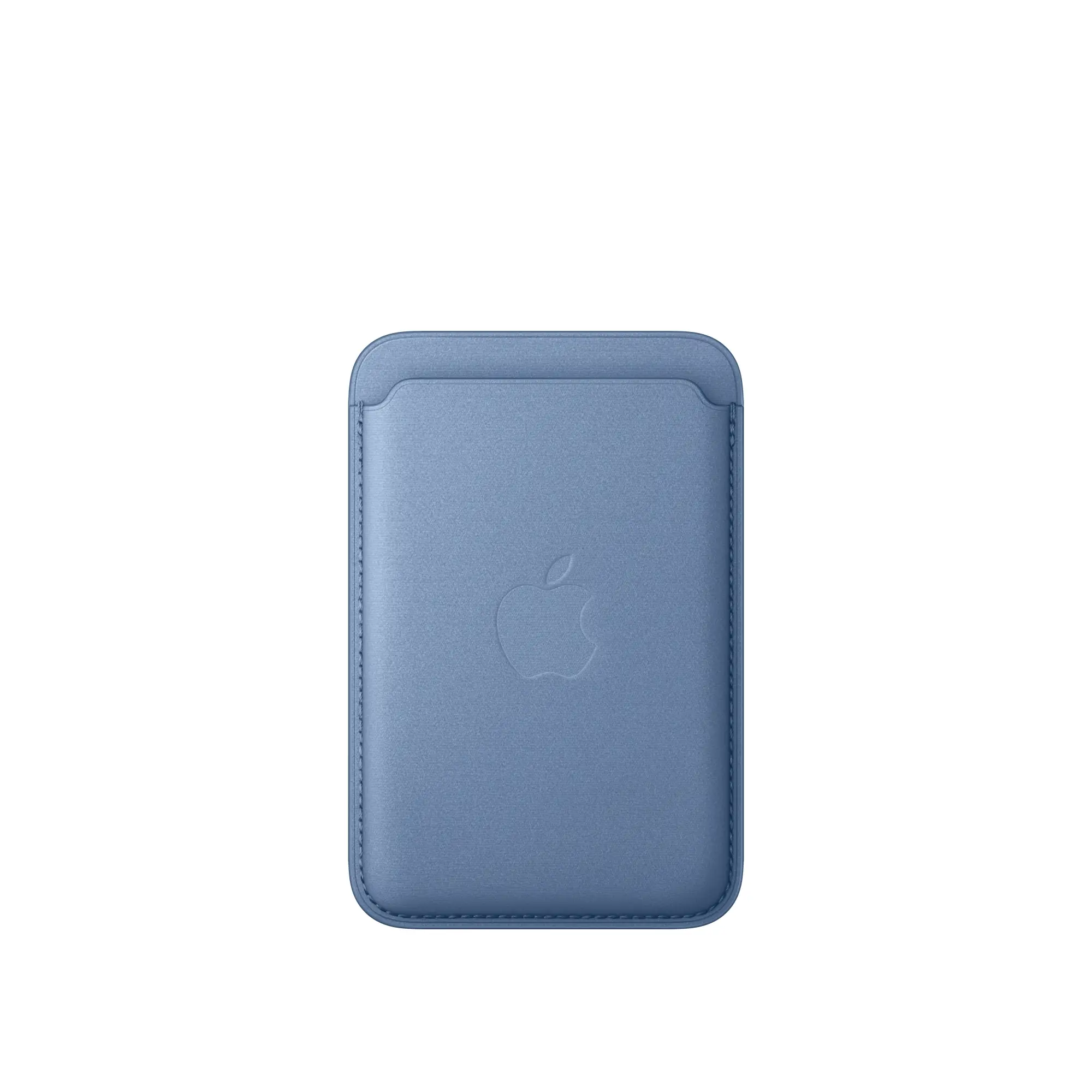 Cartera de trenzado fino con MagSafe para el iPhone - Azul silves..