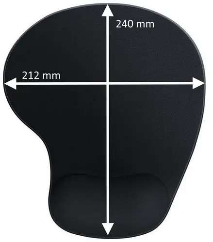 EW3181 alfombrilla para ratón Negro - Imagen 3