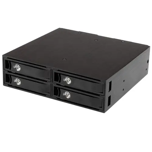 Backplane Rack Móvil 5,25 Pulgadas a 4 Unidades 2,5 SATA/SAS - Imagen 1