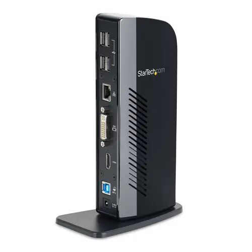 Docking Station USB 3.0 de 2 Monitores para Portátil - HDMI y DVI/VGA - Hub Ladrón 6x USB-A - GbE - Audio - Replicador de Puertos Universal USB-A - Win/Mac/ChromeOS - Imagen 3
