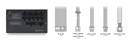 Fuente de Alimentación ATX Atilius 3.1 Black 750W Gold - Imagen 5