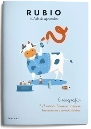 CUADERNO RUBIO ORTOGRAFIA 1 6-7 AÑOS - Pack de 5 unidades