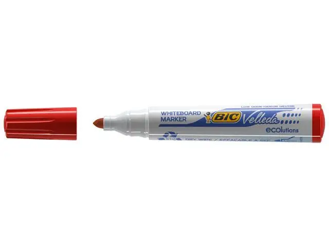 Whiteboard Velleda ECOlutions 1701 marcador 12 pieza(s) Rojo