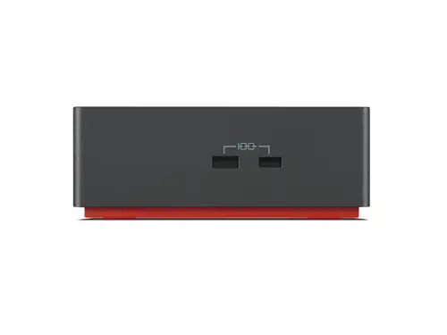 40B00300EU base para portátil y replicador de puertos Alámbrico Thunderbolt 4 Negro, Rojo - Imagen 3