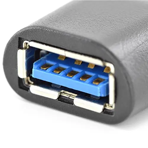 EW-100518-000-N-P cable gender changer USB 3.1 Type C USB 3.1 Type A Negro - Imagen 3
