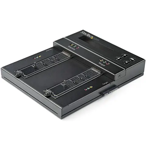 Clonador y Borrador Autónomo de Unidades de Almacenamiento SATA M.2 - NVMe M.2 - Duplicador Copiador Externo Offline de Unidades HDD SSD M.2 PCIe AHCI/NVMe, SATA M.2 - 2,5/3,5 TAA - Imagen 2