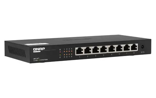 QSW-1108-8T switch No administrado 2.5G Ethernet (100/1000/2500) Negro - Imagen 2