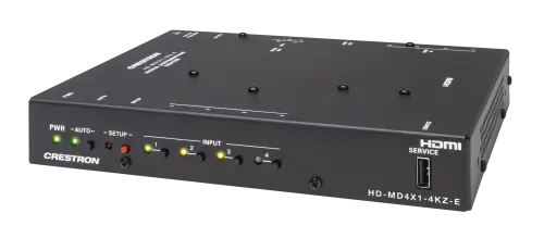 CRESTRON 4X1 4K60 4:4:4 HDR AV SWITCHER (HD-MD4X1-4KZ-E) 6511306