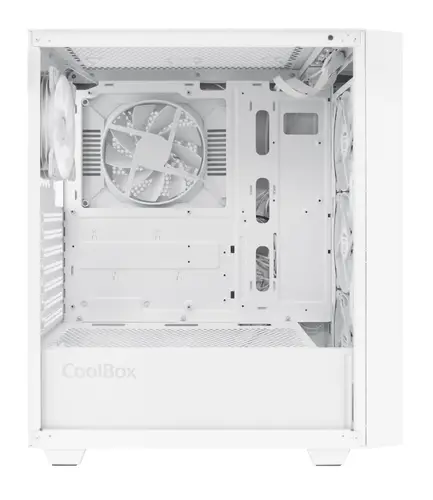 Coolbox Caja Gaming ATX GA300 GRIDLINE White - Imagen 3