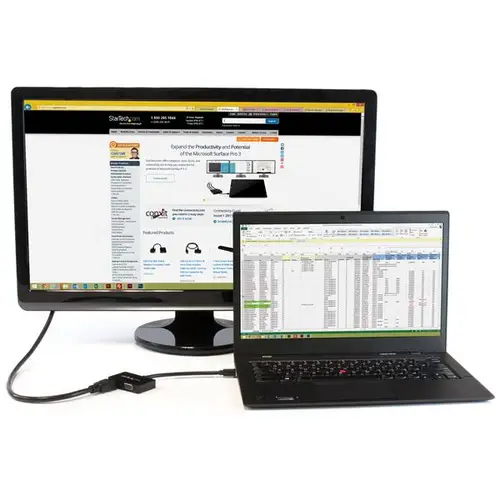 Adaptador Mini DP de Audio/Vídeo para Viajes - Conversor Mini DisplayPort a HDMI o VGA - 1920x1200 1080p - Imagen 5