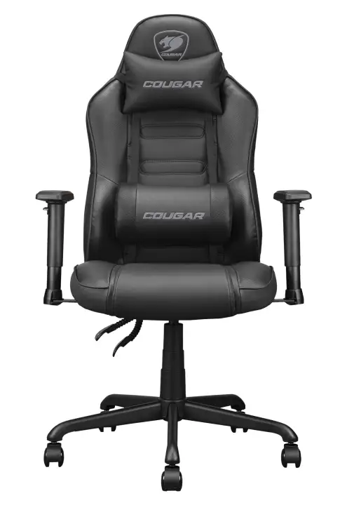 Fusion S Black Silla para videojuegos de PC Asiento acolchado Neg..