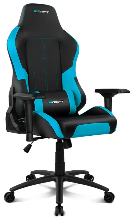 DR250 Silla para videojuegos de PC Asiento acolchado tapizado Neg..