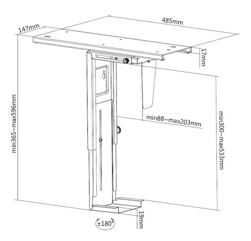 Soporte para CPU bajo escritorio - Imagen 7