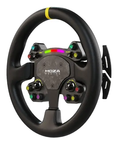 RS025 mando y volante Negro PC - Imagen 2