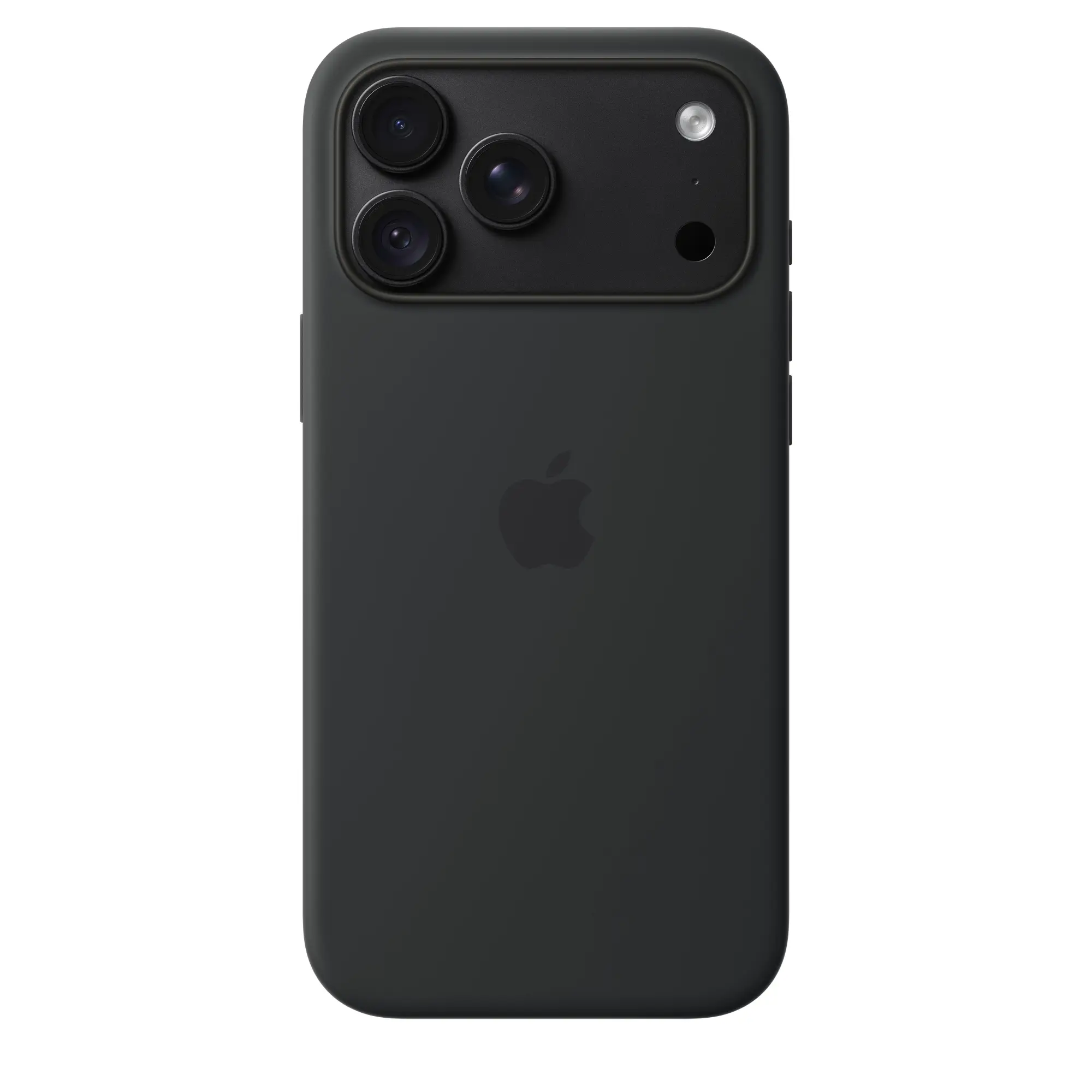 Funda de silicona con MagSafe para el iPhone 18 Pro Max - Negro
