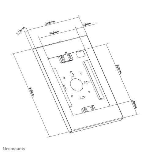 WL15-650WH1 Soporte de pared para tableta 9.7-11" - bloqueable - Imagen 10