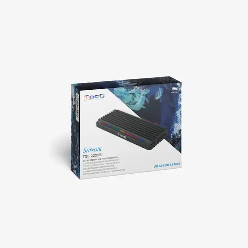 Shinobi Caja externa para unidad de estado sólido (SSD) Negro M.2 - Imagen 9