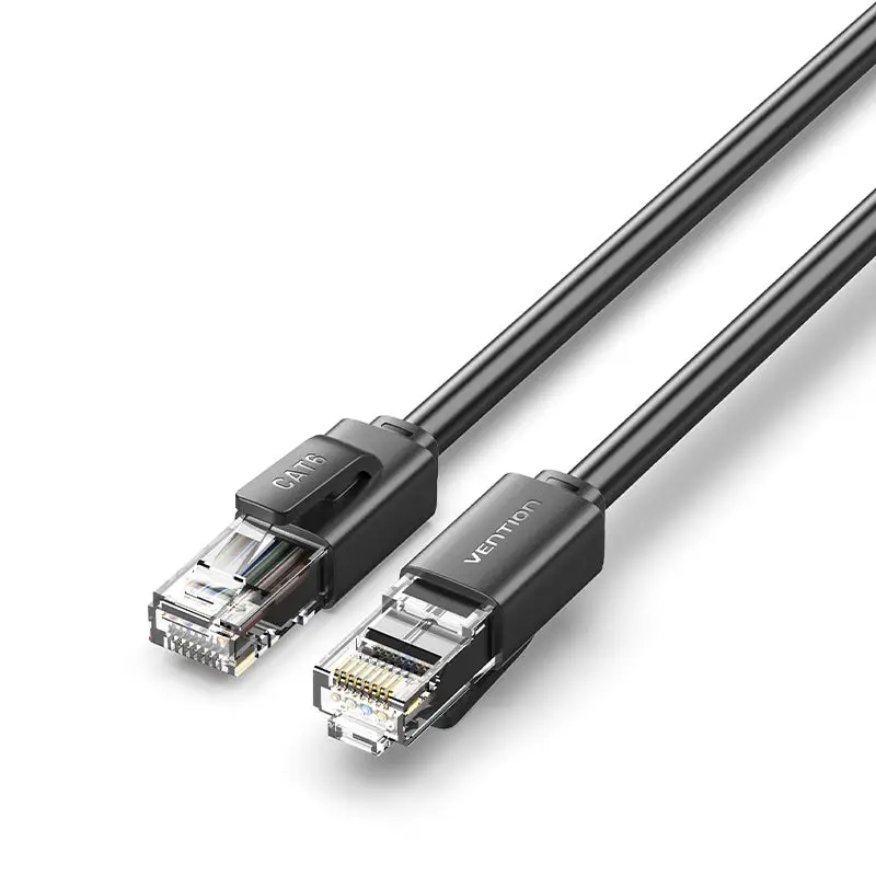 IBR cable de red Negro 5 m Cat6 U/UTP (UTP) Alrededor