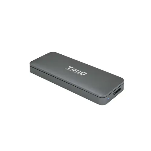 TQE-2281G caja para disco duro externo Caja externa para unidad de estado sólido (SSD) Gris M.2 - Imagen 1