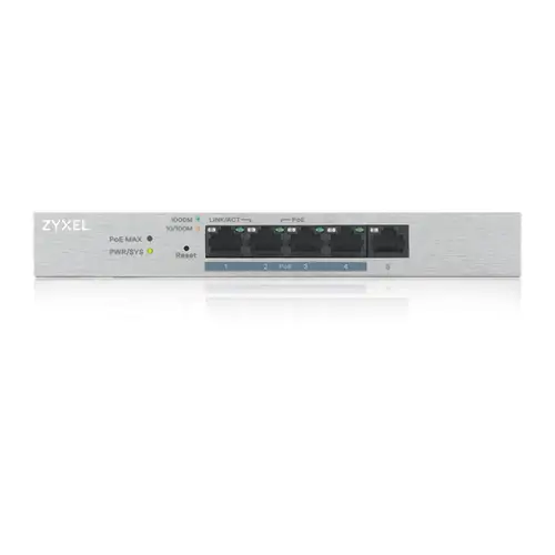 GS1200-5HP v2 Gestionado Gigabit Ethernet (10/100/1000) Energía sobre Ethernet (PoE) Gris - Imagen 2
