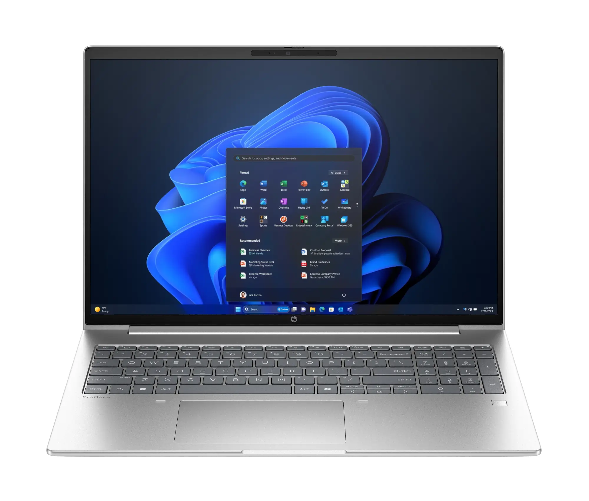 ProBook 4 G1i 16 inch Notebook AI PC Wolf Pro Security Edition Intel Core Ultra 5 225U Portátil 40,6 cm (16") WUXGA 16 GB DDR5-SDRAM 512 GB SSD Wi-Fi 6E (802.11ax) Windows 11 Pro Plata