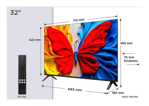 32S5K Televisor 81,3 cm (32") Full HD Smart TV Wifi Negro - Imagen 3
