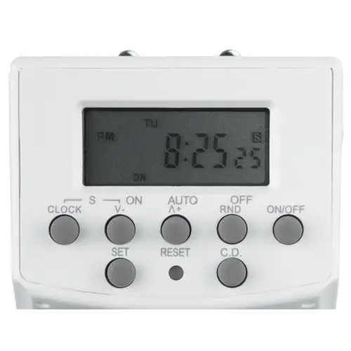 Mini Blanco Programador eléctrico semanal - Imagen 2