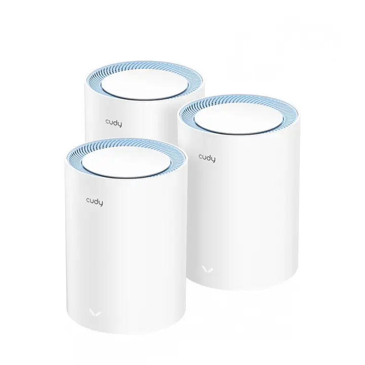 M1200 3-PACK sistema Wi-Fi Mesh (Wi-Fi en malla) Doble banda (2,4 GHz / 5 GHz) Wi-Fi 5 (802.11ac) Blanco 1 Interno