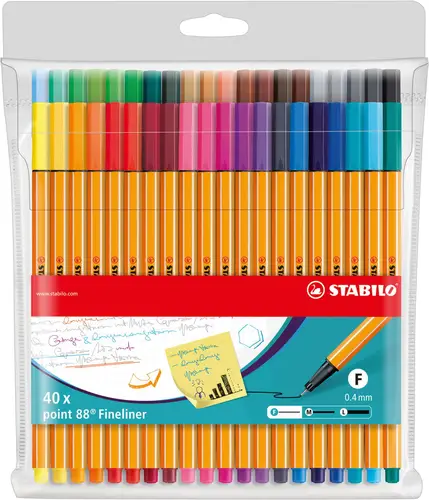 Fineliner point 88 Estuche de 40 - Imagen 1