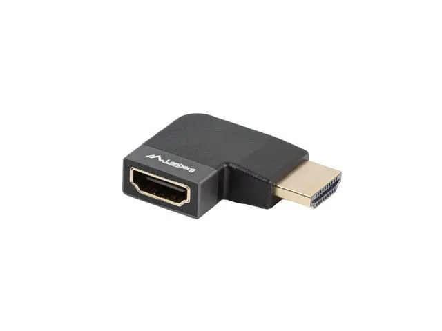 AD-HDMI-10 adaptador de cable de vídeo HDMI tipo A (Estándar) Negro, Plata