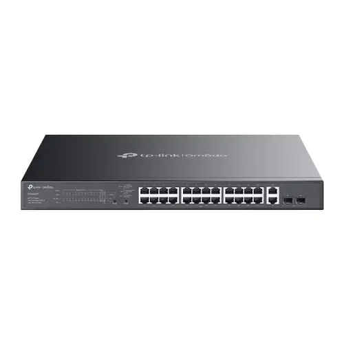 Omada ES228GMP switch Gestionado L2 Gigabit Ethernet (10/100/1000) Energía sobre Ethernet (PoE) Negro - Imagen 1