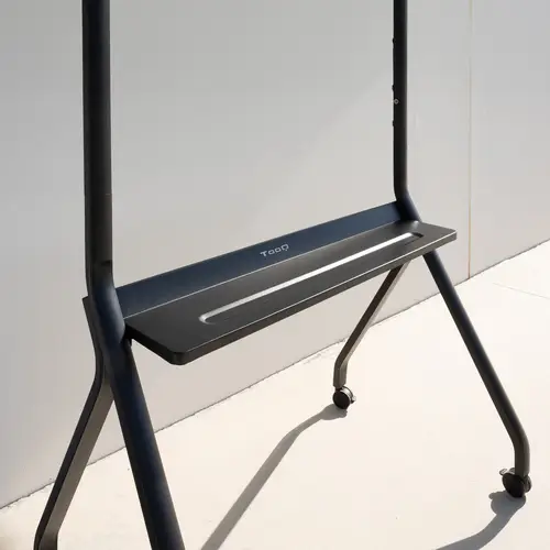 iStar Soporte de Suelo con Ruedas para Pantallas 55"- 100", Negro - Imagen 7