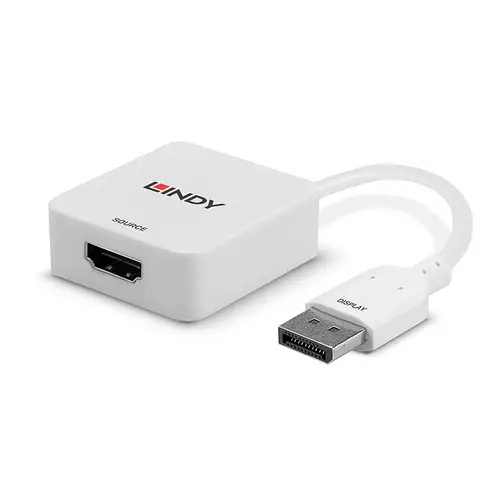 38303 adaptador de cable de vídeo 0,095 m HDMI tipo A (Estándar) DisplayPort Blanco - Imagen 4