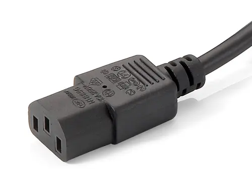 112220 cable de transmisión 1,8 m CEE 7/7 Acoplador C13 2 x - Imagen 2